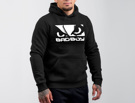 BAD BOY logo classic HOODIE - black